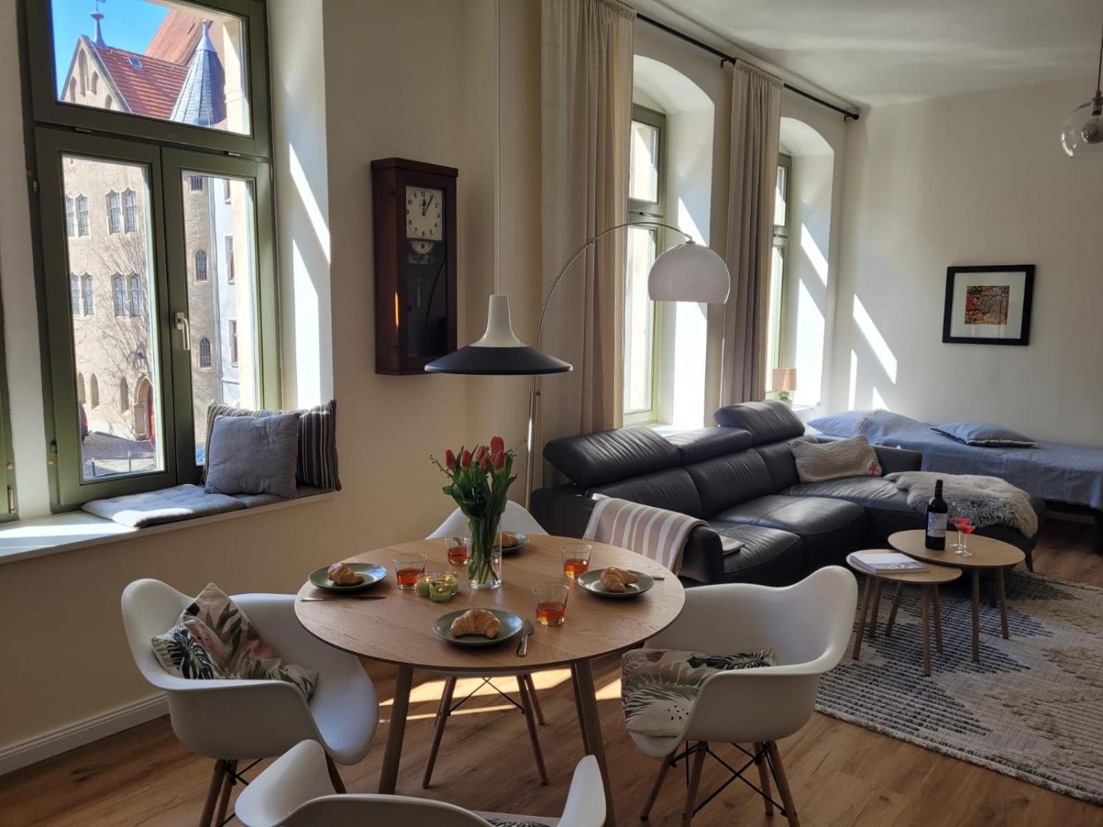 Cosel Apartment Altstadt Radfahrer Balkon Meißen Exterior foto